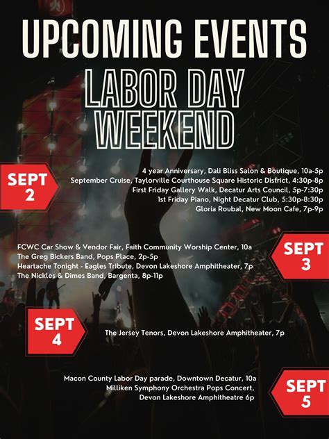 Things to do for Labor Day in Oklahoma: Concerts, events, more.
